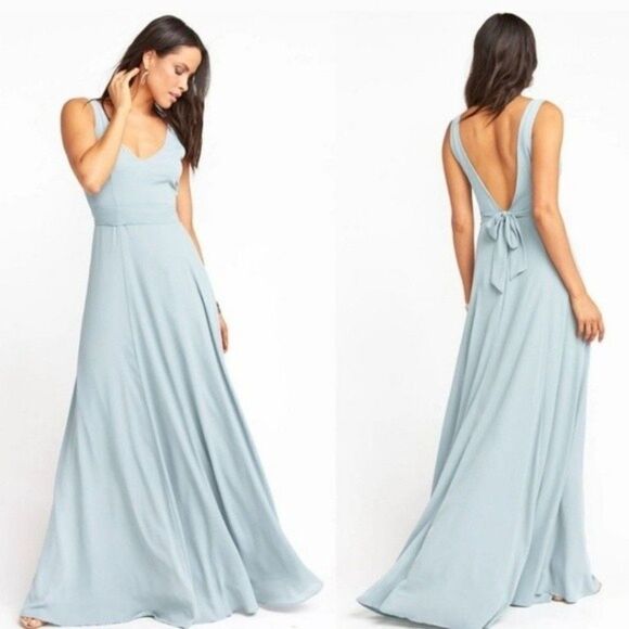 NEW Show Me Your Mumu Silver Sage Crisp Jenn Maxi Dress Size XS - Picture 4 of 8